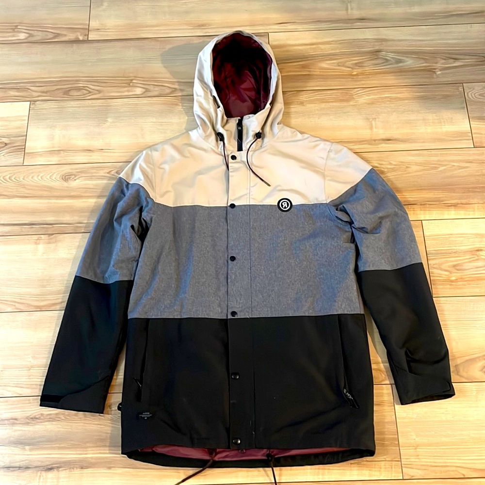 Mens large ride  hawthorne winter/ snowboard/ ski jacket